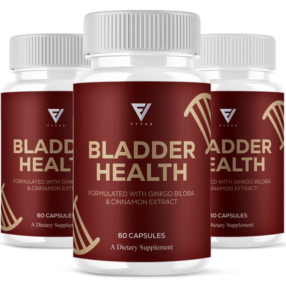 (3 Pack) Bladder Health Support, BladderHealth Daily Supplement (180 Capsules)