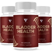 3 Pack Bladder Health Support, BladderHealth Daily Supplement 180 Capsules