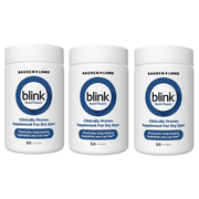 3 Pack - Blink NutriTears Clinically Proven Supplement for Dry Eyes, 50 Softgels, Eye Care Supplement to Hydrate Eyes From Within For Long Lasting Relief You Can Feel
