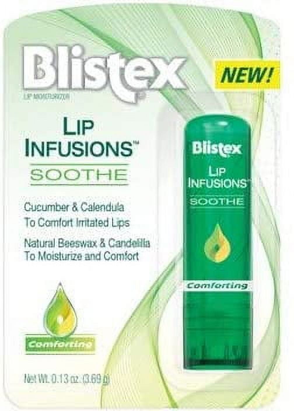 3 Pack Blistex Lip Infusions Soothe Lip Moisturizer 0.13 Ounce