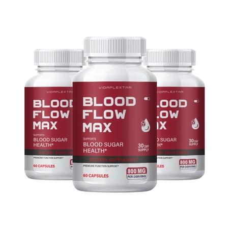 (3 Pack) Blood Flow Max Capsules - Blood Flow Max Capsules
