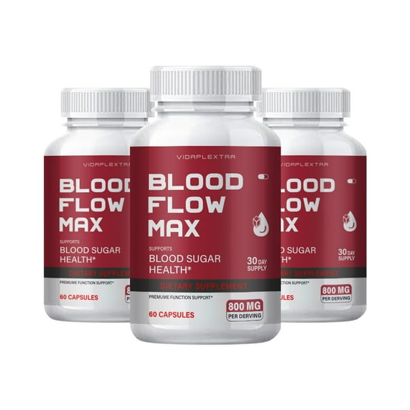 (3 Pack) Blood Flow Max Capsules - Blood Flow Max Capsules