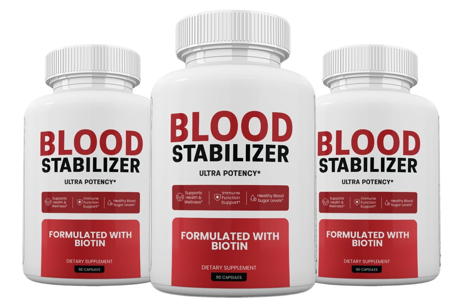 (3 Pack) Blood Stabilizer Capsules, Blood Stabilizer Premium Formula ...