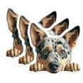 thumbnail image 1 of (3 Pack) Blue Heeler Decals - Laptop Decals - Dog Breed Stickers - 3 Inches On Longest Side - Easy Peel & Apply - Made in USA - 3MCS8599, 1 of 7