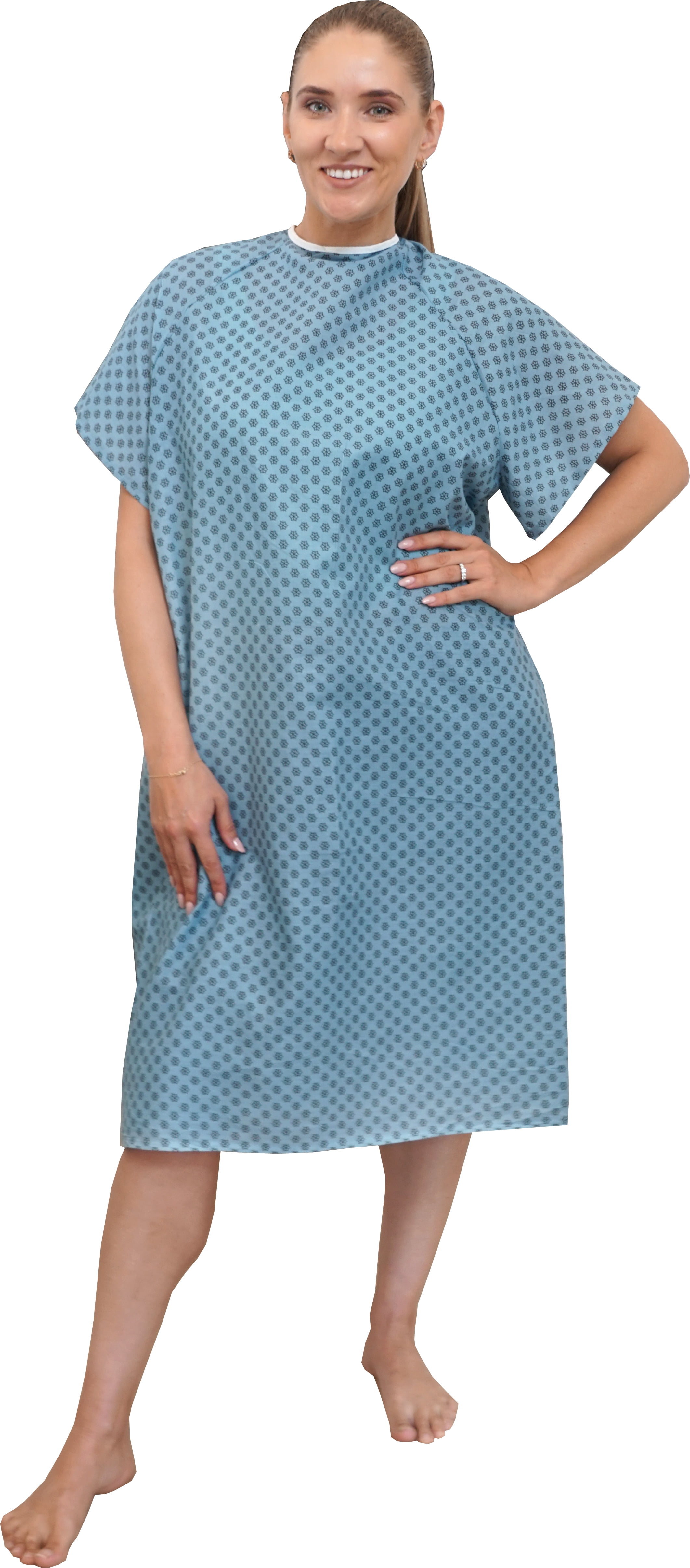 Elivo Ultra Soft Hospital Gown| One Size Fits All India | Ubuy