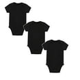 thumbnail image 1 of 3 Pack Bodysuit Baby Short Sleeve Bodysuits Organic Cotton Base Onesie Pajamas Boy Clothes 3-6 Months, 1 of 4