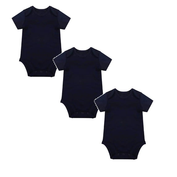 3 Pack Bodysuit Baby Short Sleeve Sleeper Cotton Romper Pajamas Jumpsuit Unisex Clothes 9-12 Months