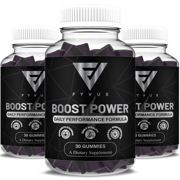 (3 Pack) Boost Power Gummies, Boost Power Health Management Gummy (90 Gummies)