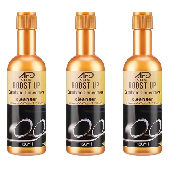 Hwallkare 3 Pack Boost Up Vehicle Engine Catalytic Converter Cleaner Three Way Catalyst Cleaner