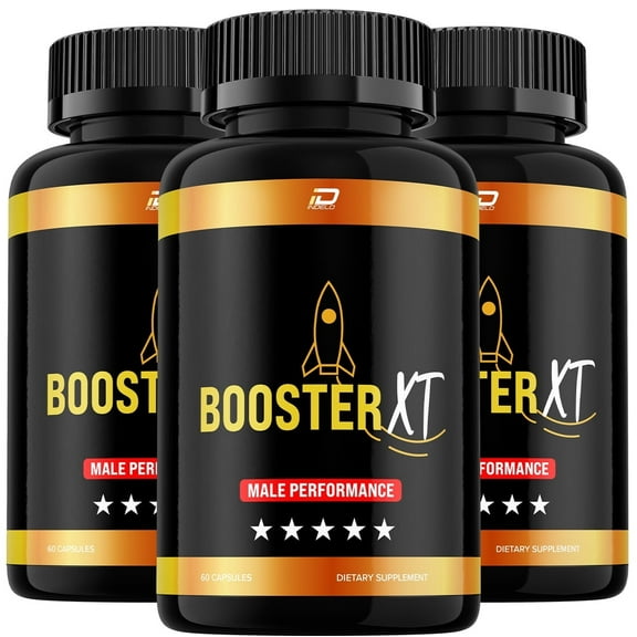 (3 Pack) Booster XT for Men Capsules, BoosterXT Vitamin Complex Pills, Booster-XT Official Formula, Booster XT para Hombres Dietary Supplement, All Natural Support Formula Reviews (180 Capsules)
