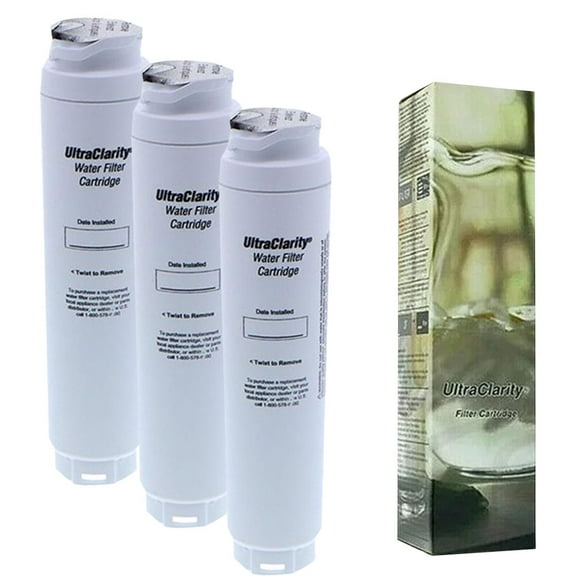 3 Pack Bosch UltraClarity Cuno REPLFLTR10 9000 077104 9000194412 RefrigeratorFilter