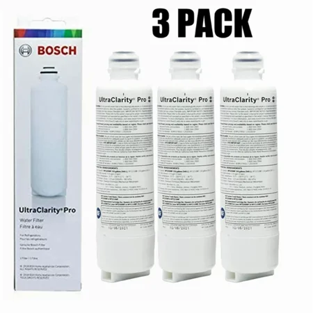 3 Pack BoschUltraClarity Pro BORPLFTR55 REPLFLTR55, BORPLFTR50 ApplianceFilter