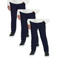thumbnail image 1 of 3 Pack Boy's Stretch Slim Fit School Uniform Chino Pants, 1 of 7