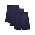 thumbnail image 1 of 3-Pack Boy's Stretch Slim Fit School Uniform Twill Shorts, 1 of 7