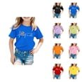 thumbnail image 1 of 3 Pack Boys Long Sleeve Shirts Girls Cotton Crewneck T-Shirts Kids Basic Soft Tops 5-13 Years, 1 of 3