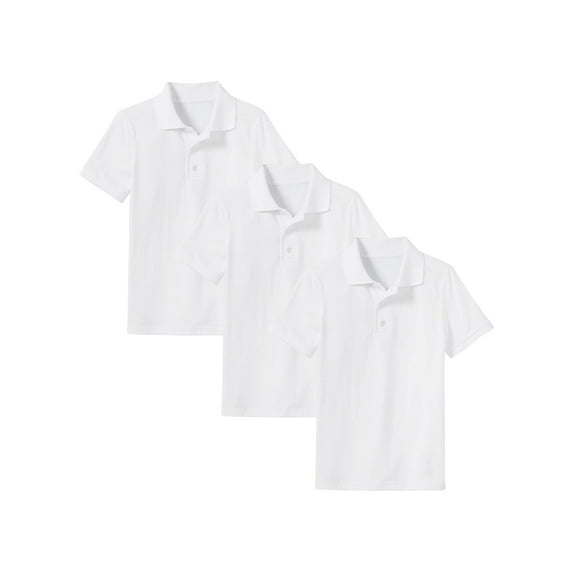 3-Pack Boys School Uniform Polo (Little Boys & Big Boys)
