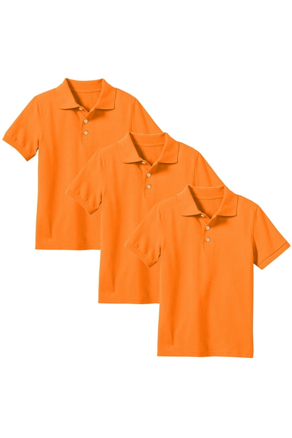 3-Pack Boys School Uniform Polo (Little Boys & Big Boys)