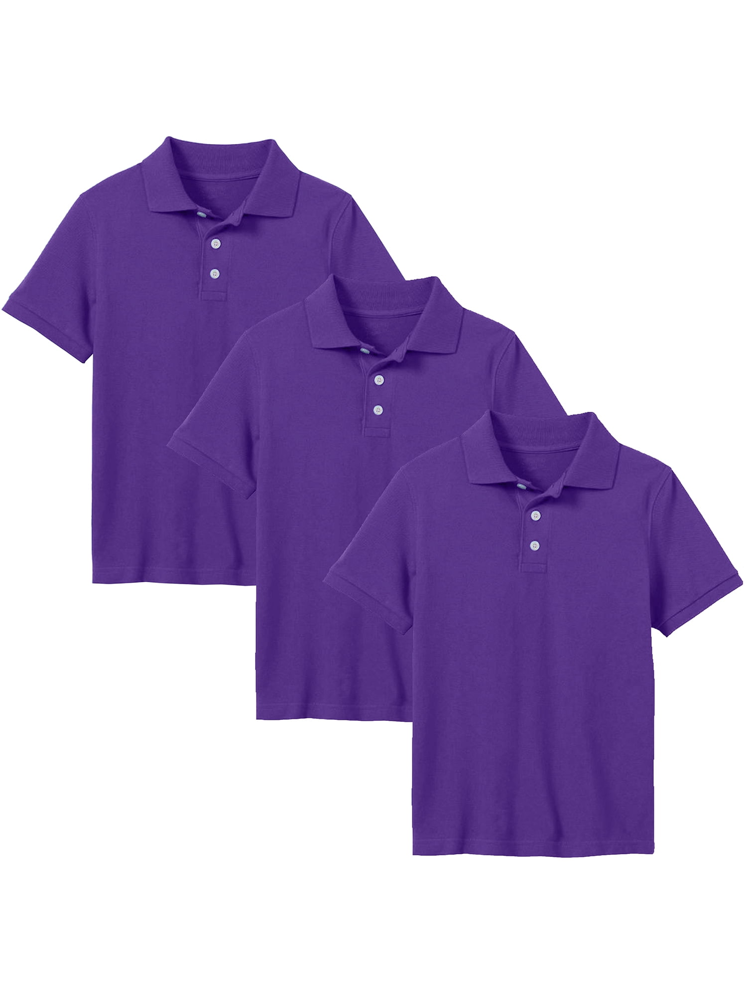 3-Pack Boys School Uniform Polo (Little Boys & Big Boys)