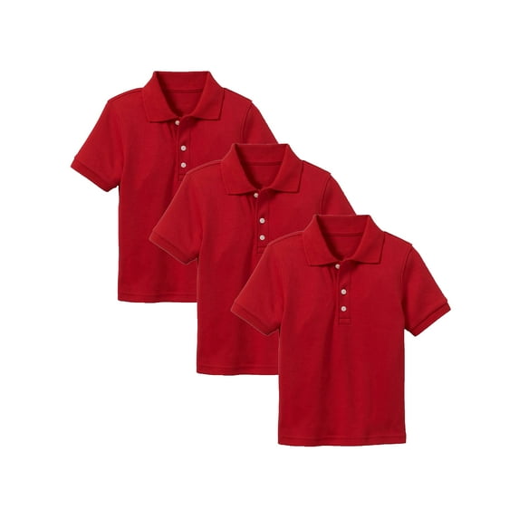 3-Pack Boys School Uniform Polo (Little Boys & Big Boys)