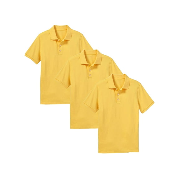 3-Pack Boys School Uniform Polo (Little Boys & Big Boys)