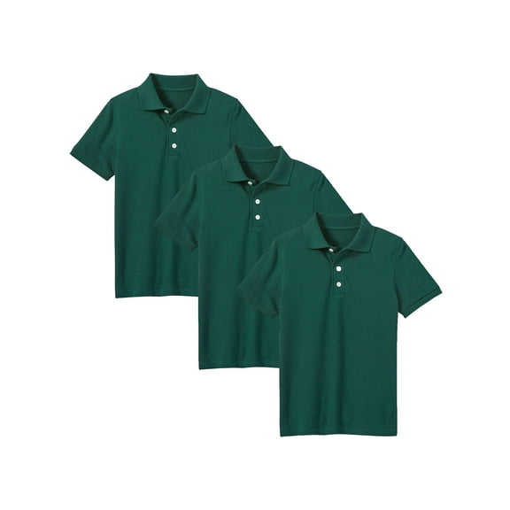 3-Pack Boys School Uniform Polo (Little Boys & Big Boys)