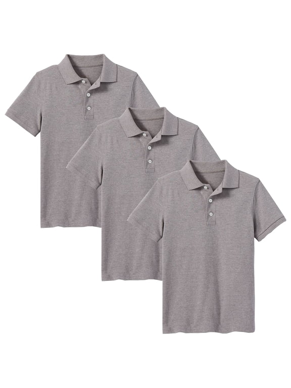 3-Pack Boys School Uniform Polo (Little Boys & Big Boys)