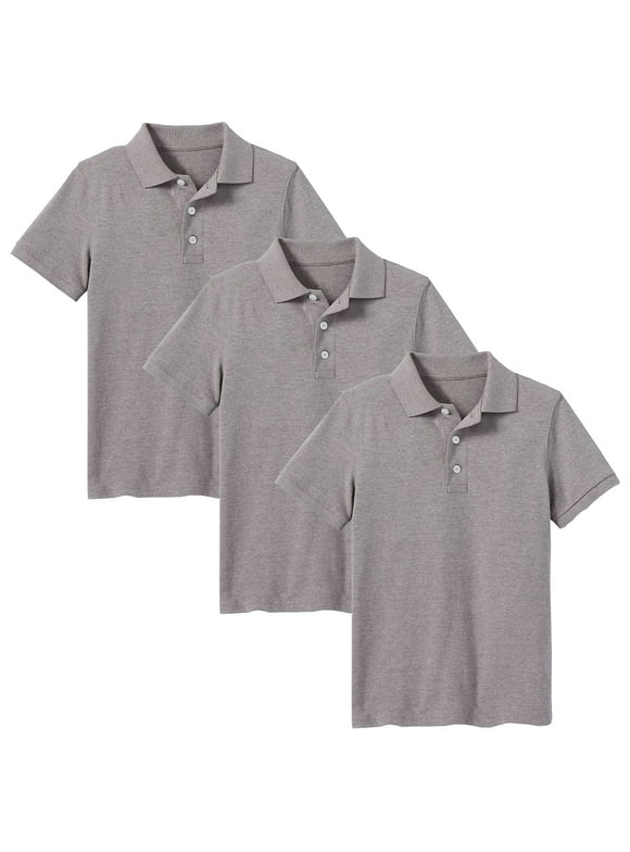 3-Pack Boys School Uniform Polo (Little Boys & Big Boys)