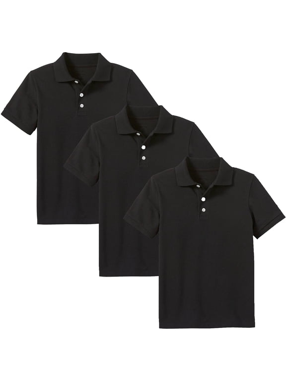 3-Pack Boys School Uniform Polo (Little Boys & Big Boys)
