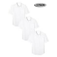 thumbnail image 1 of 3-Pack Boys Short Sleeve Casual Dress School Uniform Shirts (Big Boys, Little Boys), 1 of 5