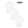 thumbnail image 1 of 3-Pack Boys Short Sleeve Casual Dress School Uniform Shirts (Big Boys, Little Boys), 1 of 5