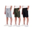thumbnail image 1 of 3 Pack: Boys Tech Fleece Athletic Shorts With Drawstring & Pockets, 1 of 5