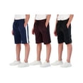 thumbnail image 1 of 3 Pack: Boys Tech Fleece Athletic Shorts With Drawstring & Pockets, 1 of 5