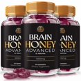 thumbnail image 1 of (3 Pack) Brain Honey Advanced – Daily Formula with a Natural Blend to Help Maintain Focus, Memory & Concentration | Clean, Gentle, Easy-to-Chew gummies for Everyday Sharpness (180 Gummies), 1 of 10