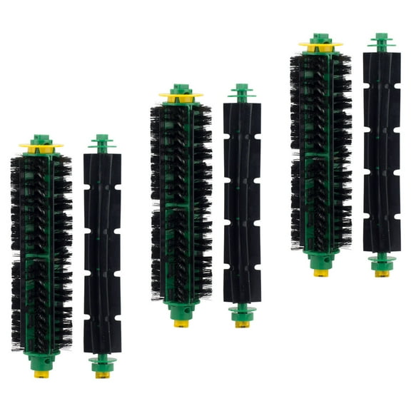 3 Pack Bristle Brush and Beater Brush Replacement Kit for iRobot Roomba 500 Series