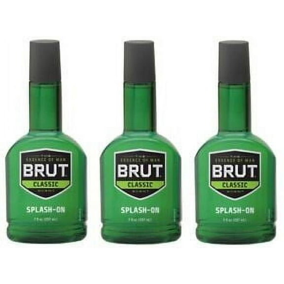 3 Pack Brut Splash-On, Classic Fragrance, 7 oz