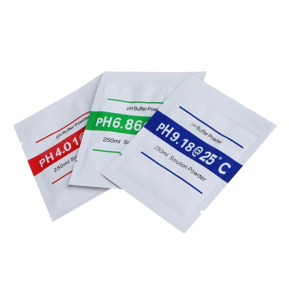 3 Pack Buffer Calibration Solution Powder for Easy and Precisely Calibrate Meter Tester 4.00/6.86/9.18