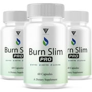 3 Pack Burn Slim Weight Management, BurnSlim Pro Overall Health Support Pills 180 Capsules