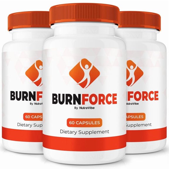 (3 Pack) BurnForce Natural Daily Pill Formula Designed to align with Fitness Goals, Support active Lifestyle & Body Balance | Just 2 Easy-to-Swallow Pills Daily (180 Capsules)