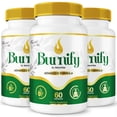 thumbnail image 1 of (3 Pack) Burnify – Natural Daily Pill Formula Designed to align with Fitness Goals, Support an Active Lifestyle & Body Balance | Just 2 Easy-to-Swallow Pills Daily (180 Capsules), 1 of 11