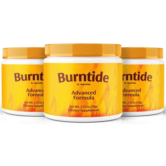 (3 Pack) Burntide Natural Daily Powder Formula Designed to Align with Fitness Goals, Support an Active Lifestyle & Body Balance (90 Servings)