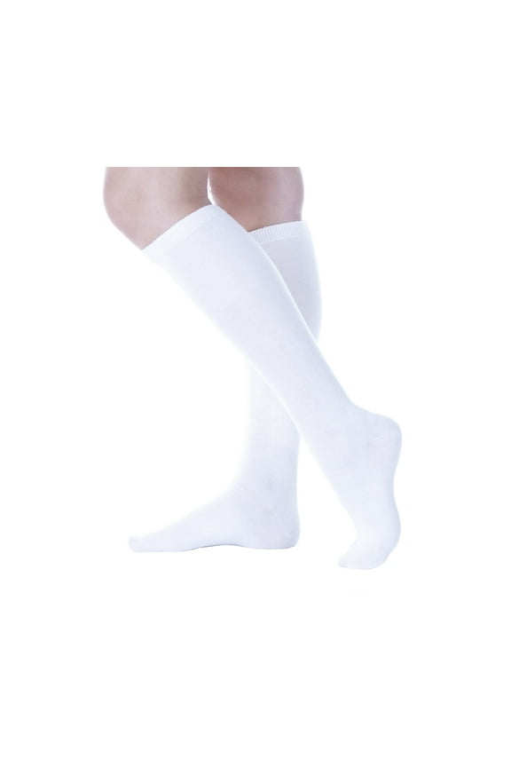 3-Pack Buster Brown 3 Pair Women's Buster Brown Cotton Knee High Sock - Pack of 3 Pairs- Shoe Size 9.5-10.5