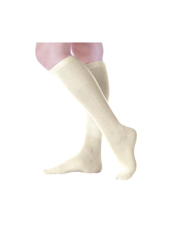 3-Pack Buster Brown 3 Pair Women's Buster Brown Cotton Knee High Sock - Pack of 3 Pairs- Shoe Size 9.5-10.5