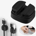 thumbnail image 1 of 3 Pack Cable Clips Organizer, Self-Adhesive Cord Holder Clips for Home Office, 1 of 5