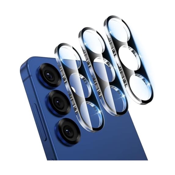 3 Pack Camera Lens Protector for Samsung Galaxy S26 6.3 Inch, 9H ...