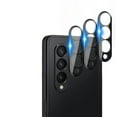 thumbnail image 1 of [3 Pack] Camera Lens Protector for Samsung Galaxy Z Fold 3, Anti-Scratch HD Tempered Glass Back Camera Protective Film [Ultra-Thin], Black, 1 of 8