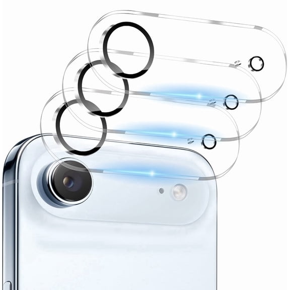 iPhone Air 3-Pack Camera Lens Protector 9H Tempered Glass