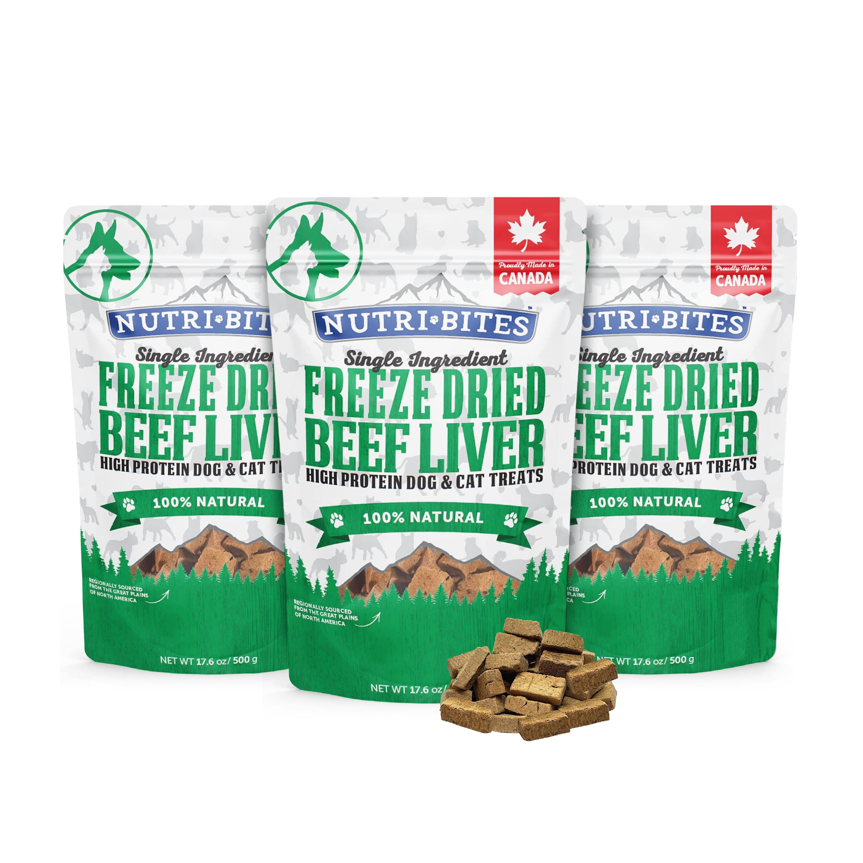 Canature NutriBites 3 Pack Training Snacks Freeze Dried Beef Liver canature-nutribites-3-pack-training-snacks-freeze-dried-beef-liver