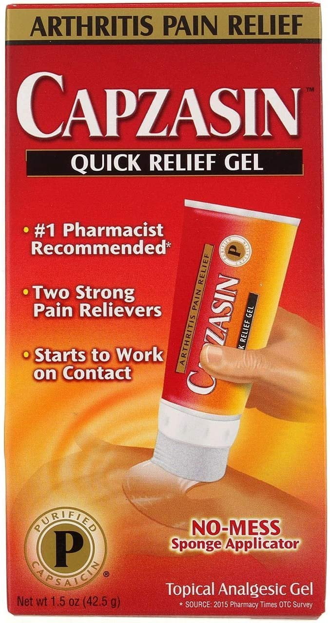 3 Pack - Capzasin Quick Relief Gel 1.50 oz