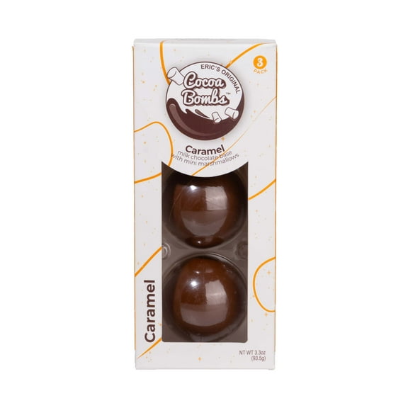 3 Pack Caramel Cocoa Bombs
