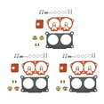 thumbnail image 1 of 3-Pack Carburetor Carb Rebuild Repair Kit Fit for Yamaha 1986-1995 V4 V6 115 130 150 175 200 225 HP Outboard, 1 of 5